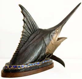 Large  <strong><a href="mailto:robyn@bodostudio.com?subject=Bodo Studio Anglers' Collection - MARLIN RISING 16">Enquire by email</a></strong>